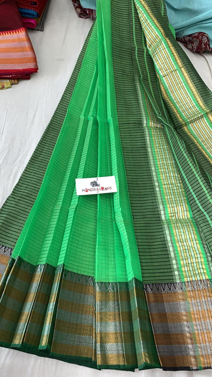 Soft and breezy Mangalagiri handloom cotton saree Saree length - 6.25  meters & Height: 44 inches At… | Plain blouse designs, Stylish sarees,  Indian beauty saree